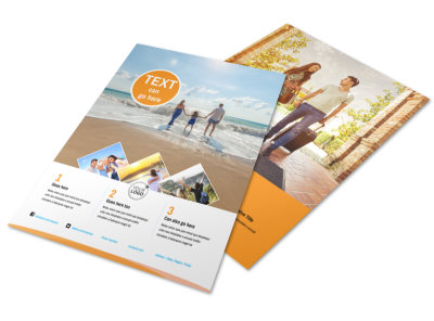 Sunny Travel Flyer Template preview