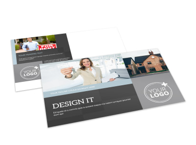 Townhome Rentals Postcard Template preview