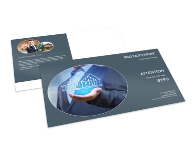 Property Management Specialists Postcard Template preview