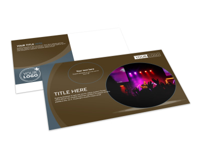 Christian Events & Conferences Postcard Template preview