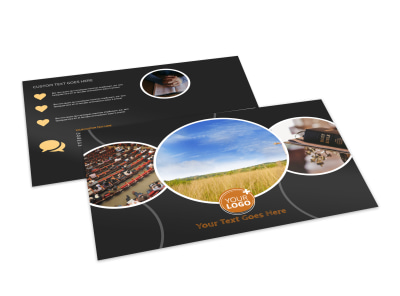 Christian Conference Center Postcard Template preview