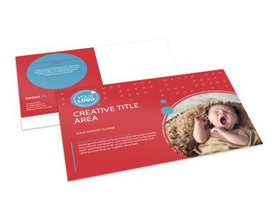 Baby Boutique Postcard Template preview