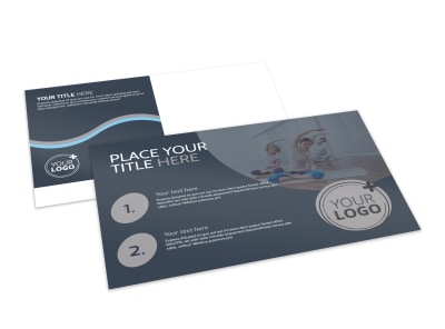 Yoga & Meditation Studio Postcard Template preview
