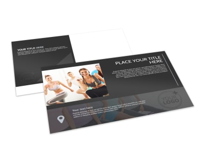 Local Gym Postcard Template preview