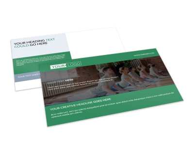 Family Wellness Center Postcard Template preview