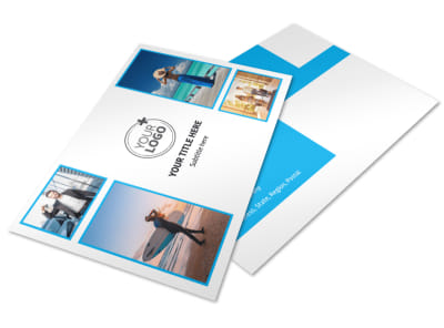 Air Travel Package Postcard Template 2 preview