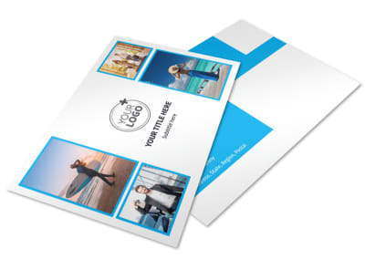 Air Travel Package Postcard Template 2 preview