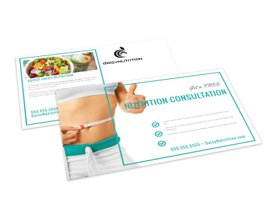 Nutrition Consultation Postcard Template d3qtu3m7l3 preview