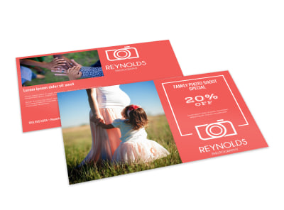 Family Photography Postcard Template esr5nn3g5s preview