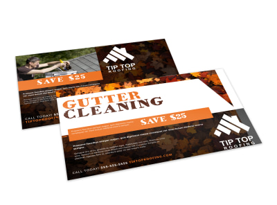 Gutter Cleaning Postcard Template xp2dn2ul20 preview