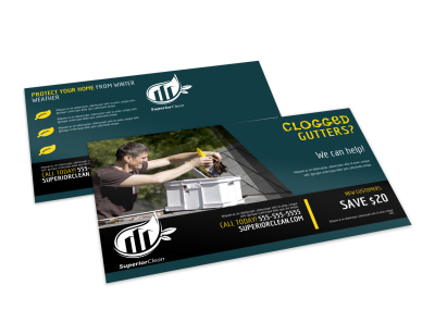 Gutter Cleaning Postcard Template 16iwy8y7ox preview