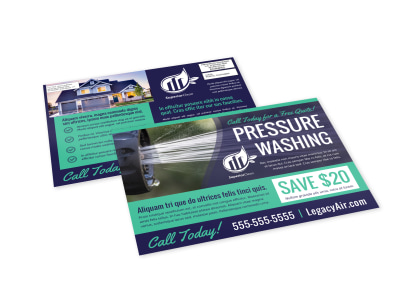 Pressure Washing EDDM Postcard Template pmjg04dq9y preview