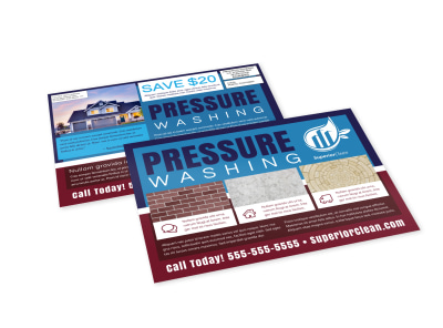 Pressure Washing EDDM Postcard Template l7e0jjrm5c preview
