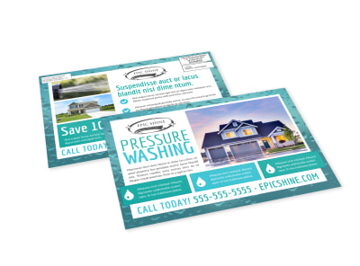 Pressure Washing EDDM Postcard Template n0u6f439gv preview
