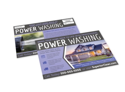 Pressure Washing EDDM Postcard Template mih1f3kpns preview