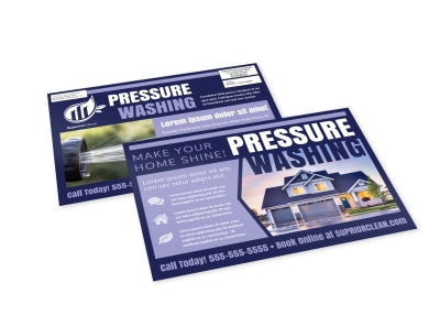 Pressure Washing EDDM Postcard Template q9h5foqj40 preview