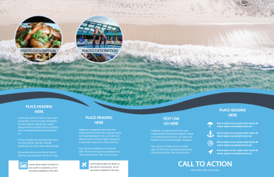 Cruise Ship Travel Brochure Template Preview 2