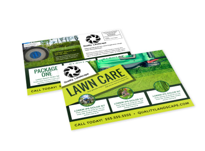 Lawn Care EDDM Postcard Template p1sxg6mlyg preview
