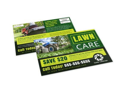Lawn Care EDDM Postcard Template 7r1pe68wwi preview