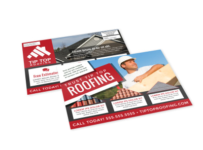 Roofing EDDM Postcard Template 62e7463fo8 preview