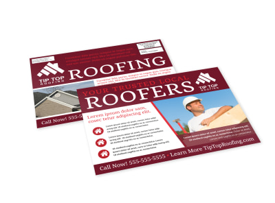 Roofing EDDM Postcard Template 3wpl196qoi preview