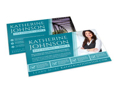 Campaign Postcard Template tfdvs144af preview
