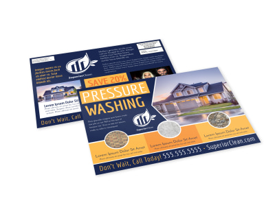 Pressure Washing EDDM Postcard Template ioqewkk4zb preview
