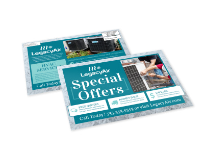 Special Offers HVAC EDDM Postcard Template 4vy87ylzch preview