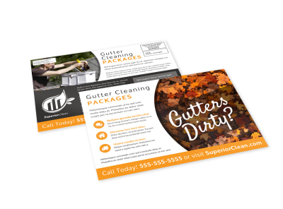 Gutter Cleaning EDDM Postcard Template 6vmue81b5t preview