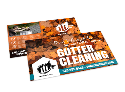 Gutter Cleaning Postcard Template b40fi1xlz7 preview