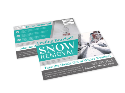 Snow Removal EDDM Postcard Template sc0ah8q925 preview