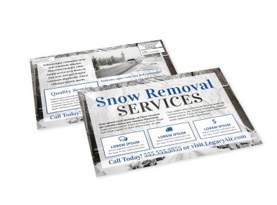 Snow Removal EDDM Postcard Template 354o7ugv72 preview