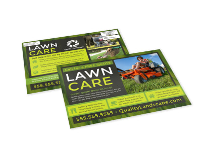 Lawn Care EDDM Postcard Template 1199kdzcu7 preview