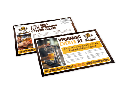 Pub Restaurant EDDM Postcard Template 98ct104ei6 preview