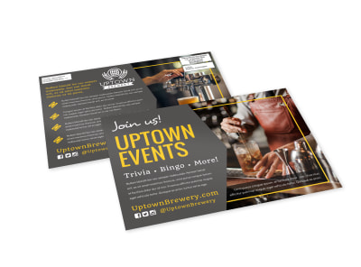 Pub Restaurant EDDM Postcard Template dm41d5ftyk preview