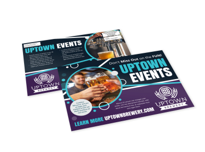 Pub Restaurant EDDM Postcard Template npfwepnzhc preview