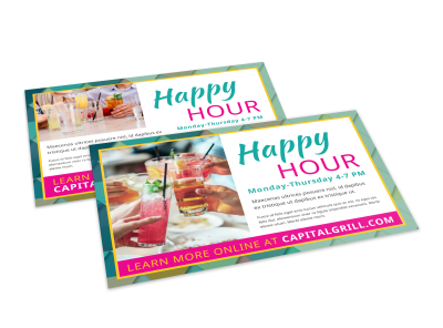 Restaurant Postcards Template Preview