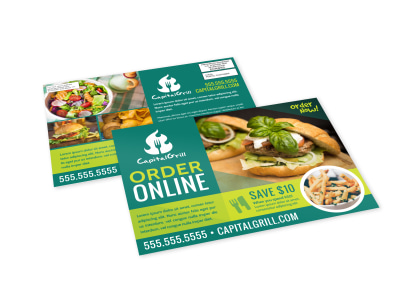 Order Online Restaurant EDDM Postcard Template yz9mtg6i92 preview