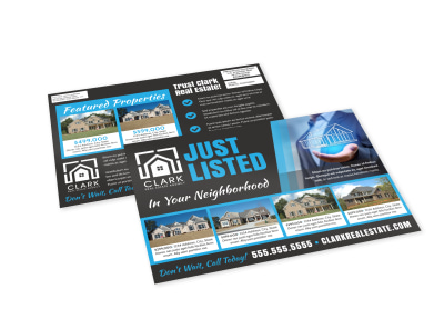 Just Listed Real Estate EDDM Postcard Template pt2oa94xr5 preview
