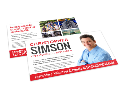 Political Campaign Postcard Template lwzplsbqop preview