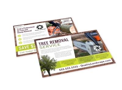 Tree Removal EDDM Postcard Template brdxbc439n preview
