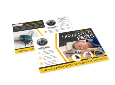 Pest Control EDDM Postcard Template 4mm5087jeg preview