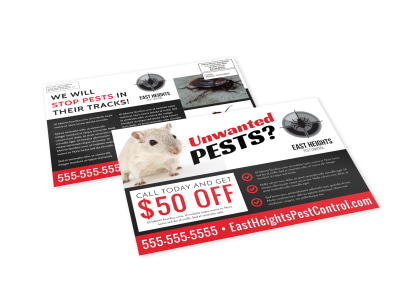 Pest Control EDDM Postcard Template 6bnh31ezre preview