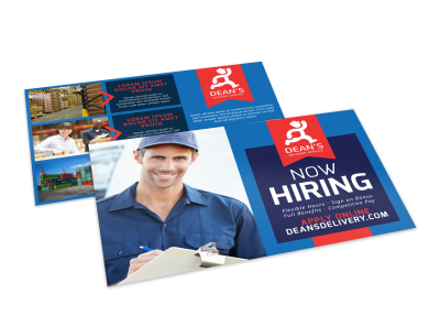 Now Hiring Postcard Template 8581h3tazi preview