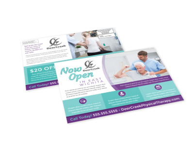 Physical Therapy EDDM Postcard Template 010th17761 preview
