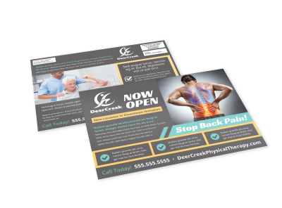 Physical Therapy EDDM Postcard Template fn2eci4ui6 preview