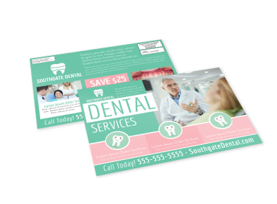 Services Dental EDDM Postcard Template kdtkcd2t8t preview