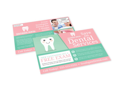Services Dental EDDM Postcard Template c0qyjdi1s0 preview