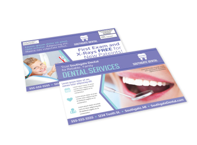 Services Dental EDDM Postcard Template 2zwq721t1j preview