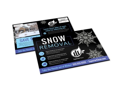 Snow Removal EDDM Postcard Template r0tzyaaw3v preview